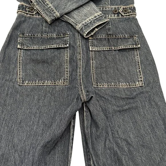 Like new Madewell Denim Utility Coveralls Size Small - Picture 10 of 13